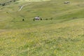 Farming and hiking landscape around Seiser Alm