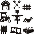 Farming tools icon vector Royalty Free Stock Photo