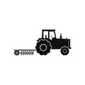 Farming Tractor Icon.