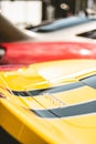 Ferrari Race Car rear top view Royalty Free Stock Photo