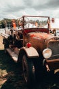 Wayne Steward Vintage Firetruck Car Royalty Free Stock Photo