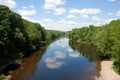 Farmington River Scene Royalty Free Stock Photo