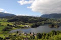 Farmland around Hardangerfjord, Norway