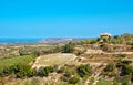The farmland of Crete, Rethymno suburb, Greece Royalty Free Stock Photo