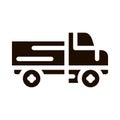 Farmland Delivery Truck Vector Icon Royalty Free Stock Photo