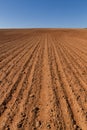 Farmland Furrows Plowed