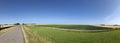 Farmland landscape panorama Royalty Free Stock Photo