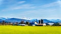 Farmland near the Matsqui at the towns of Abbotsford and Mission in British Columbia, Canada