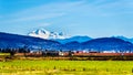 Farmland near the Matsqui at the towns of Abbotsford and Mission in British Columbia, Canada