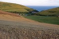 Farmland and ocean on Jurassic Coast