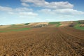Farmland plowed field landscape