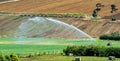 Water cannons used for irrigation