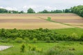 Farmland Surrounding William Kain Park in York County, Pennsylvania Royalty Free Stock Photo