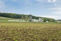 Farmland Surrounding William Kain Park in York County, Pennsylvania Royalty Free Stock Photo