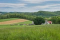 Farmland Surrounding William Kain Park in York County, Pennsylvania Royalty Free Stock Photo