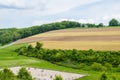 Farmland Surrounding William Kain Park in York County, Pennsylvania Royalty Free Stock Photo