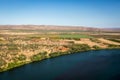 Farms on edge of Ord River Kununurra Royalty Free Stock Photo