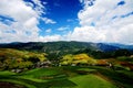 Farms on the Qinghai Tibet Plateau Royalty Free Stock Photo