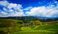 Farms on the Qinghai Tibet Plateau Royalty Free Stock Photo