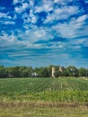 Farmstead in the Flint Hills in Kansas Royalty Free Stock Photo