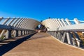 The Farnam Pier, in the Heartland of America Park Omaha Nebraska USA Royalty Free Stock Photo