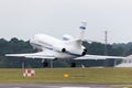 Dassault Falcon 900EX business jet N240LG Royalty Free Stock Photo