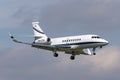 Dassault Falcon 2000LX Business Jet aircraft PH-CTH landing at Farnborough Airport