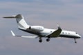 Gulfstream Aerospace G550 G-NOYA luxury business jet aircraft Royalty Free Stock Photo