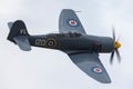 Hawker Sea Fury T.20 G-RNHF of the Royal Navy Fleet Air Arm Historic Flight based at RNAS Yeovilton Royalty Free Stock Photo