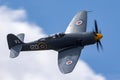 Hawker Sea Fury T.20 G-RNHF of the Royal Navy Fleet Air Arm Historic Flight based at RNAS Yeovilton Royalty Free Stock Photo