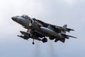 Spanish Navy Armada EspaÃÂ±ola McDonnell Douglas EAV-8B Harrier Jump Jet aircraft Royalty Free Stock Photo