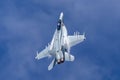 United States Navy Boeing F/A-18F Super Hornet multirole fighter aircraft Royalty Free Stock Photo