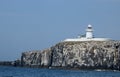 Farne Lighthouse, Inner Farne, Farne Islands Royalty Free Stock Photo