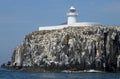 Farne Lighthouse, Inner Farne, Farne Islands Royalty Free Stock Photo