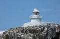 Farne Lighthouse, Inner Farne, Farne Islands Royalty Free Stock Photo