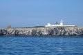 Farne Lighthouse, Inner Farne, Farne Islands Royalty Free Stock Photo