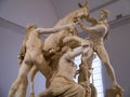 The Farnese Bull discovered in the Ruined City of Pompeii Italy Royalty Free Stock Photo