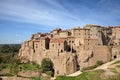 Farnese, Viterbo, Lazio, Italy: landscape of the ancient hill town inhabited since the Bronze Age in the historical region Tuscia