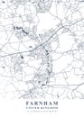 Farnham - United Kingdom Ash Plane Map