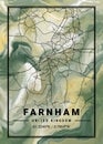 Farnham - United Kingdom Tulip Marble Map