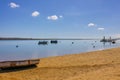 Faro beach in Algarve Portugal