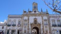 Faro city and natural park Ria Formosa in the south of Portugal Royalty Free Stock Photo