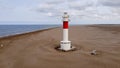 Faro del Fangar lighthouse in Delta del Ebro - Spain