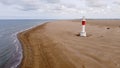 Faro del Fangar lighthouse in Delta del Ebro - Spain