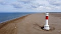 Faro del Fangar lighthouse in Delta del Ebro - Spain