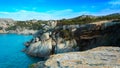 Capo Testa : reefs in Costa Smeralda: popular travel destination, Santa Teresa Gallura, Sardinia