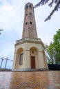 Faro Voltiano is a lighthouse dedicated to Alessandro Volta, Italian physicist and pioneer of electricity, who is credited as the