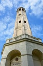 Faro Voltiano is a lighthouse dedicated to Alessandro Volta, Italian physicist and pioneer of electricity, who is credited as the