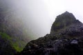 Faroe Islands boat trip, elephant rock, cliffs rocks, Denmark Royalty Free Stock Photo