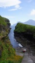 Faroe Islands, save harbour in Gjogv